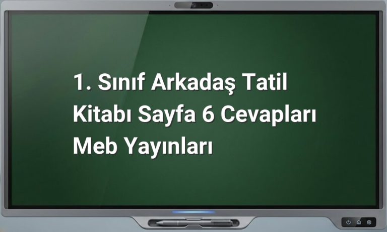 1. Sınıf kendini tanıtma