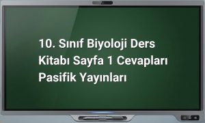 10. sınıf biyoloji sayfa 1
