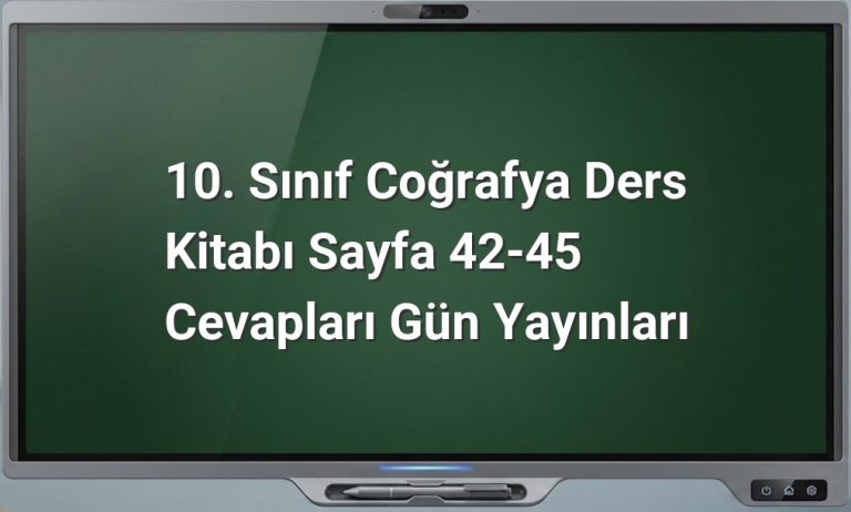 Türkiye'de İç Kuvvetler Coğrafya