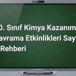 10. Sınıf Kimya Kazanım Kavrama Etkinlikleri Sayfa 2 Rehberi