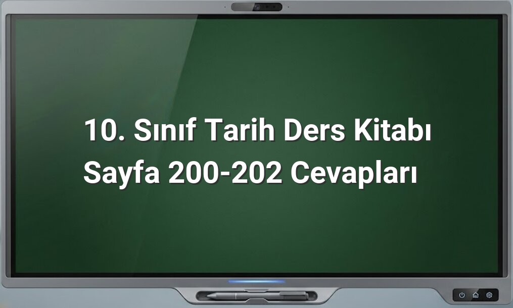Tarih 7. Ünite Cevapları