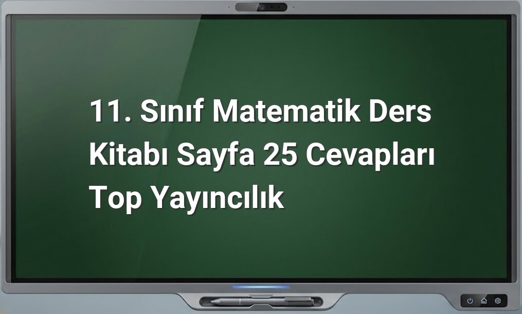 11. Sınıf Matematik ifadeleri