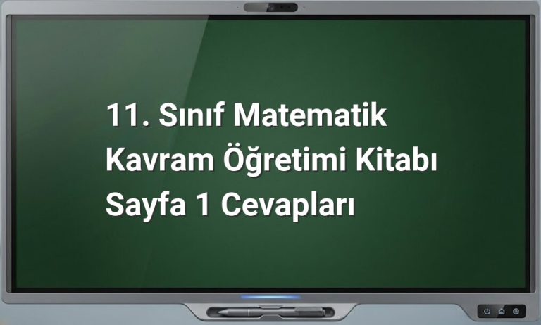 11. Sınıf Matematik Kavram Öğretimi