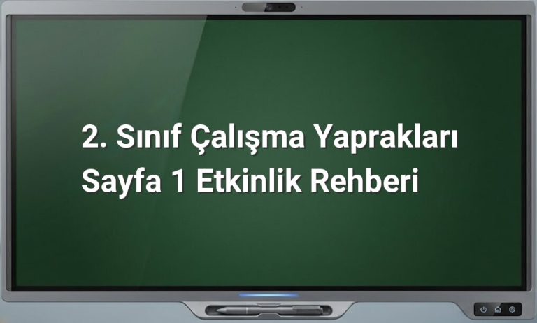 2. sınıf çalışma yaprakları