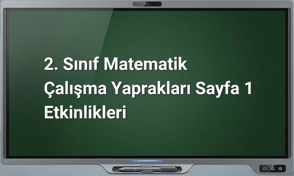 2. Sınıf Matematik Çalışma Yaprakları