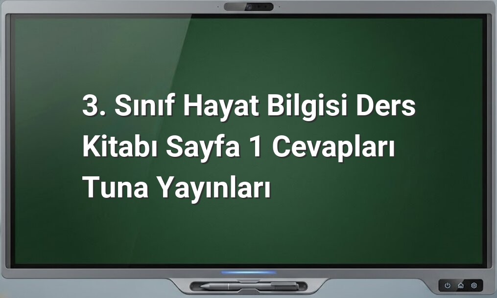 3. Sınıf Hayat Bilgisi