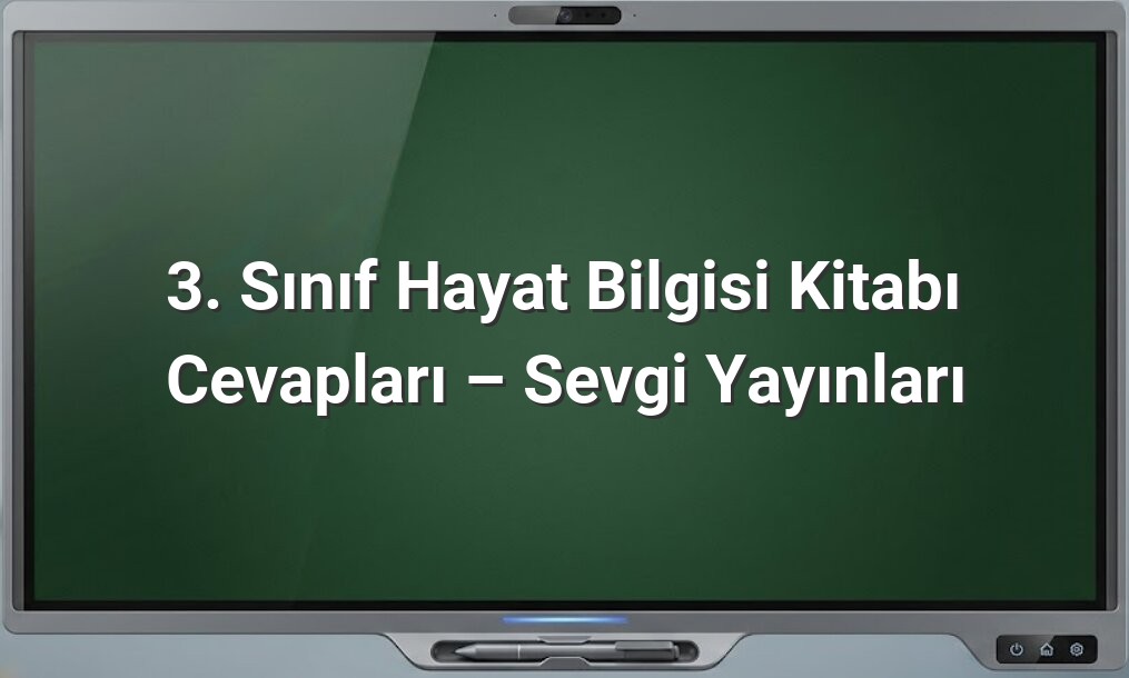 3. Sınıf Hayat Bilgisi Sevgi Yayınları