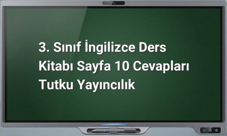 3. Sınıf İngilizce kendini tanıtma