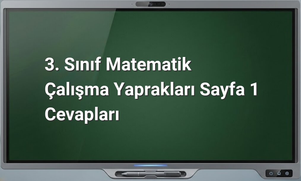 3. sınıf matematik çalışma yaprakları