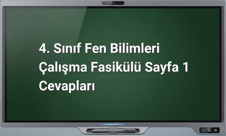 4. sınıf fen bilimleri elektrik devresi