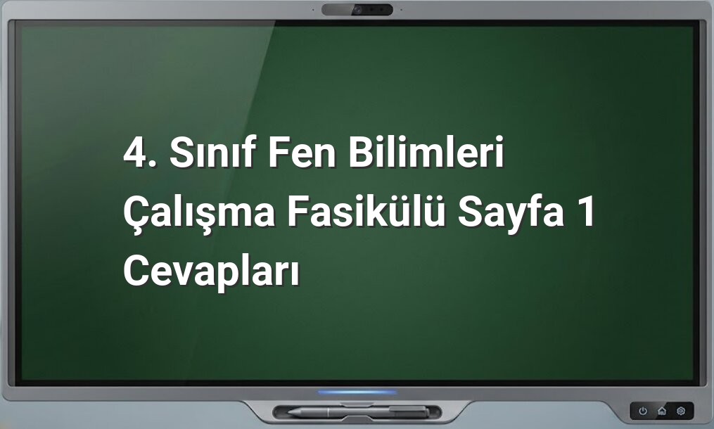 4. sınıf fen bilimleri elektrik devresi