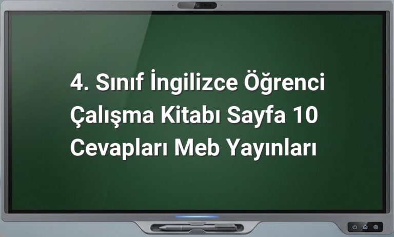 4. sınıf İngilizce dinleme tekrarı