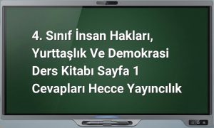 İnsan Hakları, Yurttaşlık ve Demokrasi