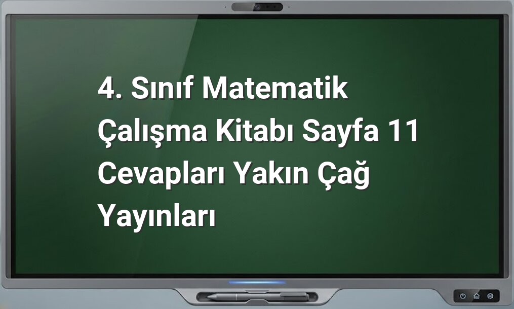 Dört Basamaklı Sayılar