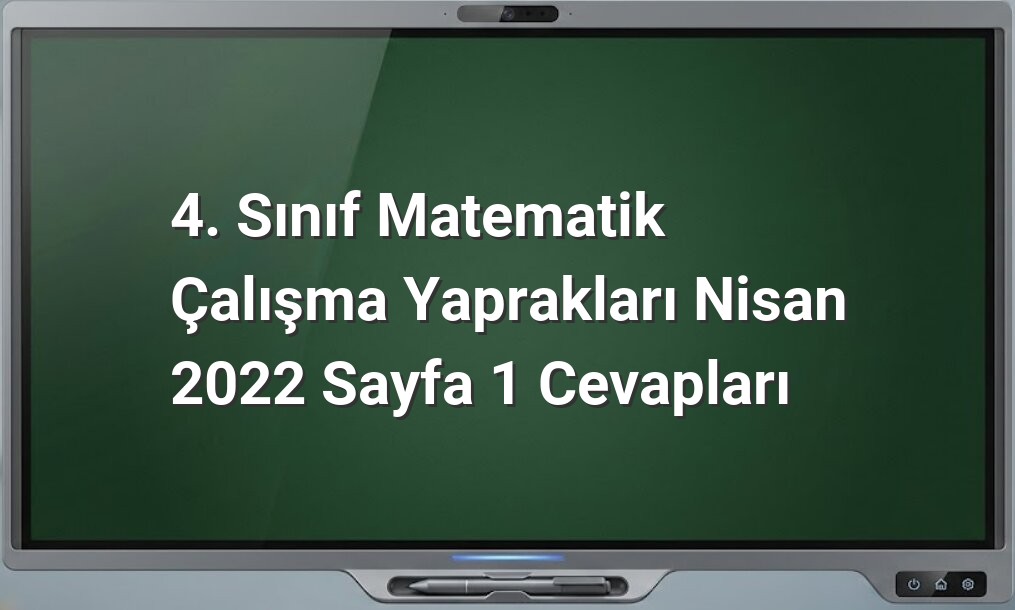 4. Sınıf Matematik Çalışma Yaprakları