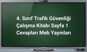 4. sınıf trafik güvenliği