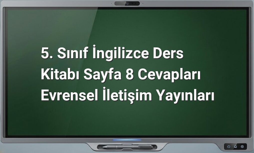 5. sınıf ingilizce saat soruları