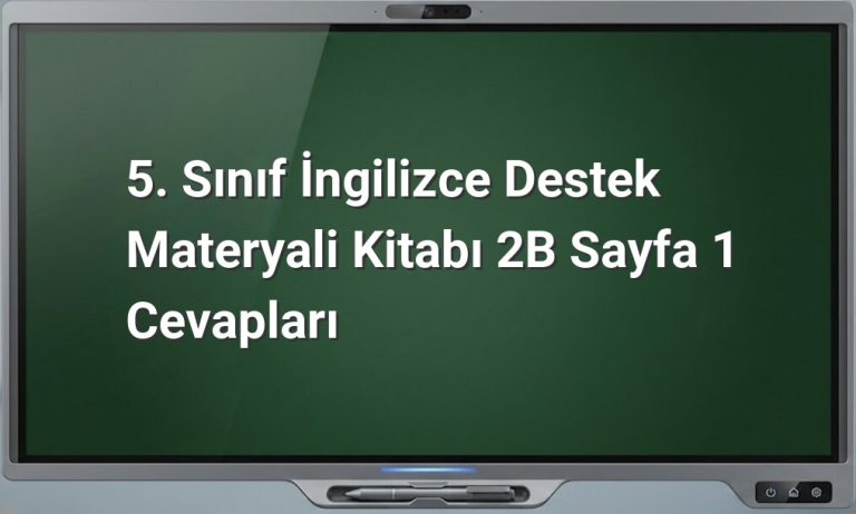 5. Sınıf İngilizce tatil kelimeleri