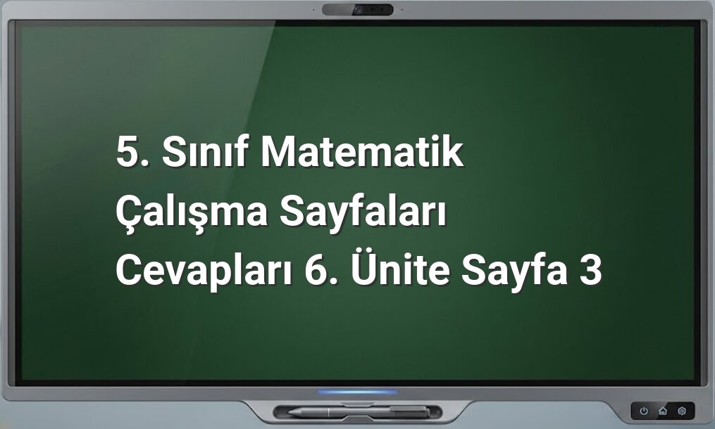 5. sınıf matematik alan hesaplama