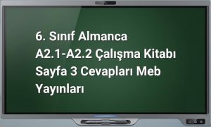Almanca yazılı anlatım tatil