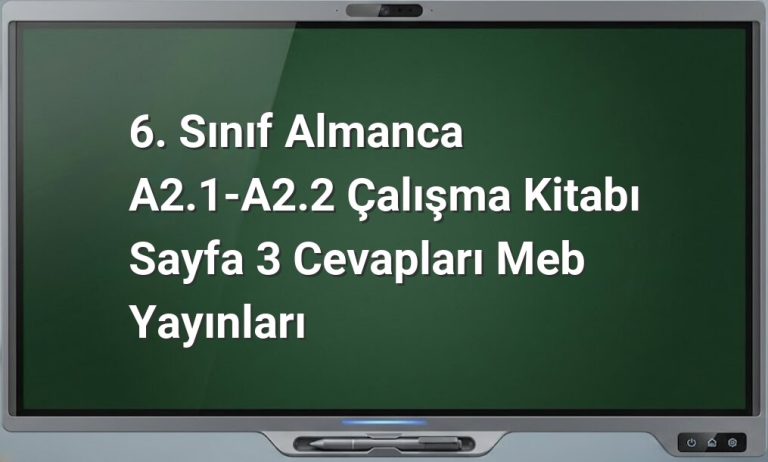 Almanca yazılı anlatım tatil