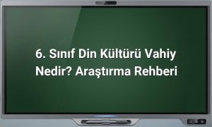 Vahiy nedir, vahiyin amacı
