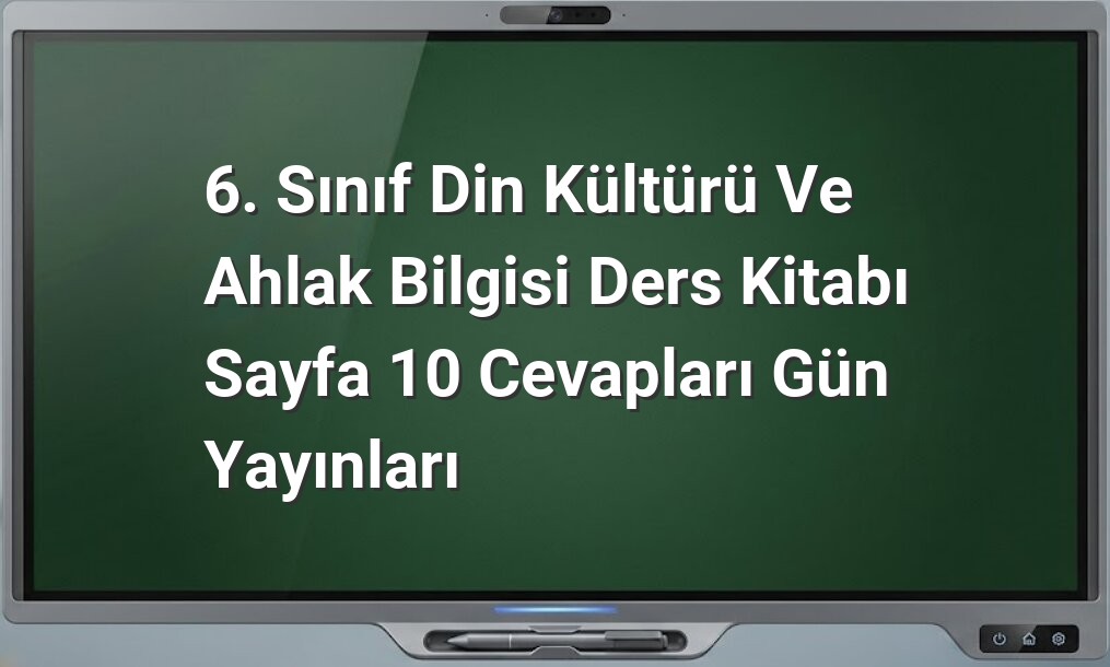 Din Kültürü peygamber isimleri