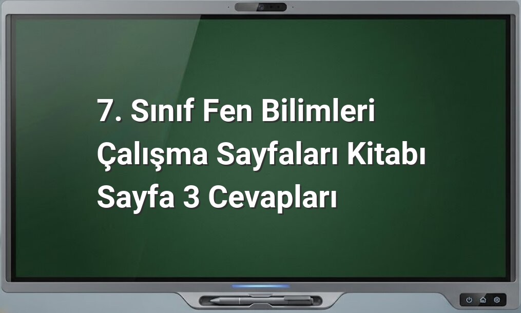7. Sınıf Fen Bilimleri Elektrik Devre Elemanları