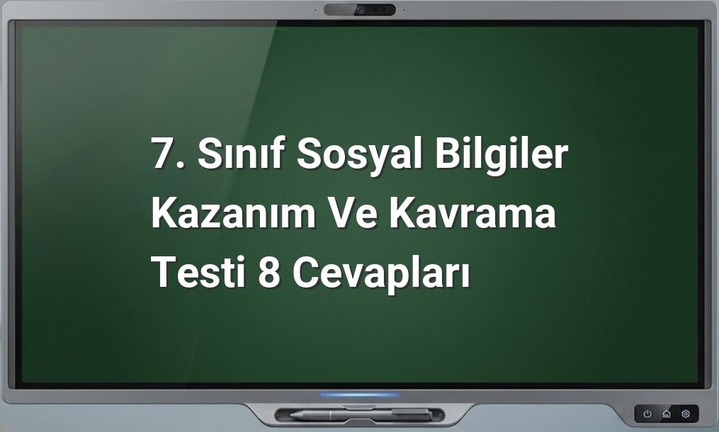 Sosyal Bilgiler Kazanım Testleri