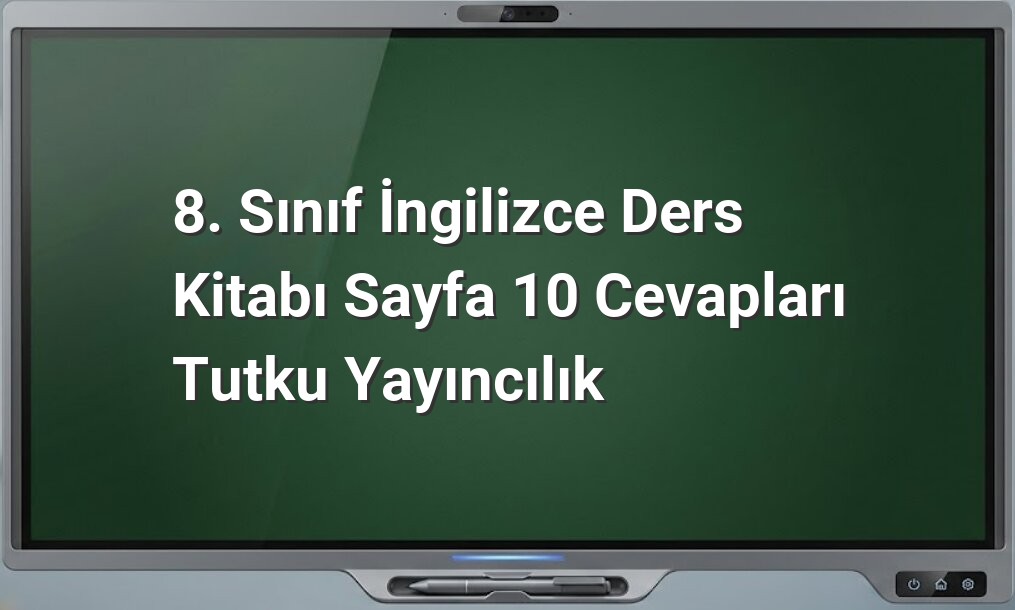 8. Sınıf İngilizce Şarkı Boşluk Doldurma