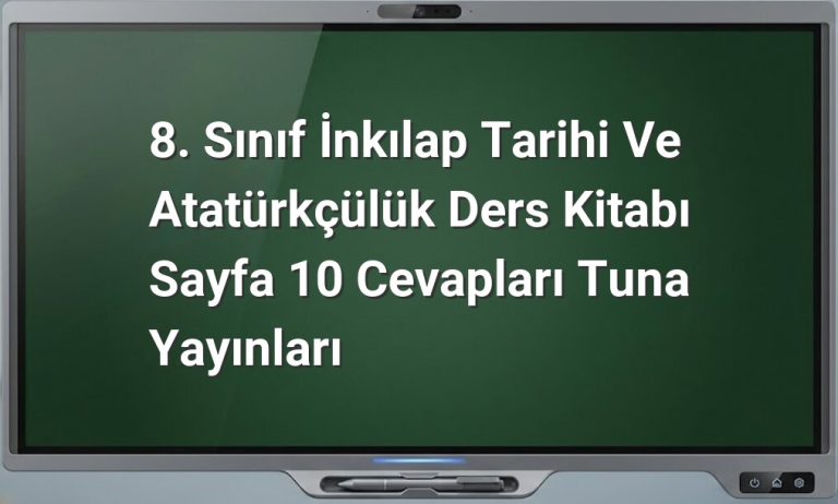 İnkılap Tarihi ve Atatürkçülük 8. Sınıf