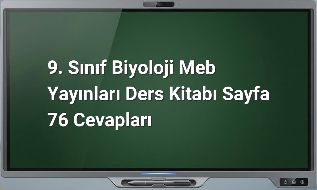 9. Sınıf Biyoloji VKİ ve Obezite