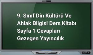 9. Sınıf Din Kültürü