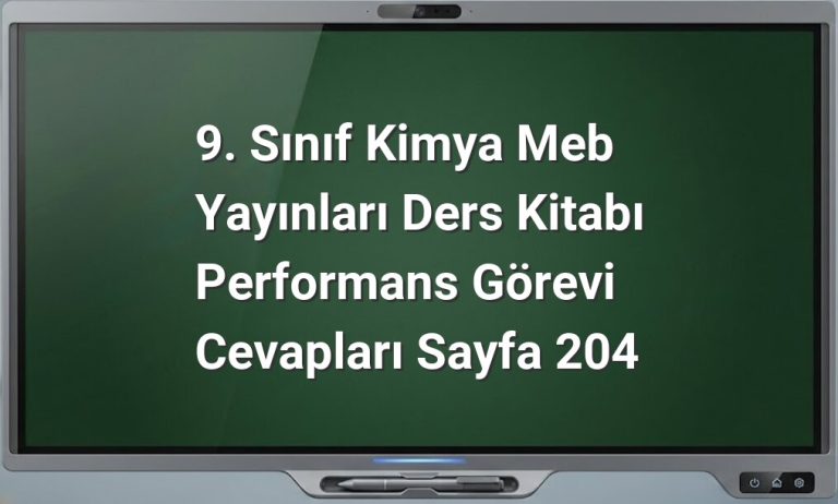 Çevre kirliliği performans görevi