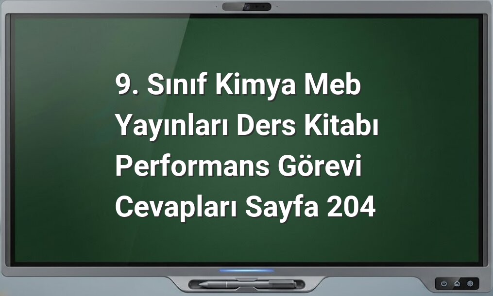 Çevre kirliliği performans görevi
