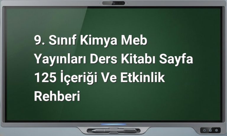 9. sınıf kimya zayıf etkileşimler