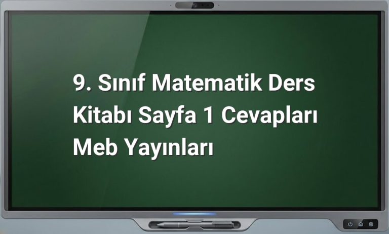 9. sınıf matematik giriş sayfası