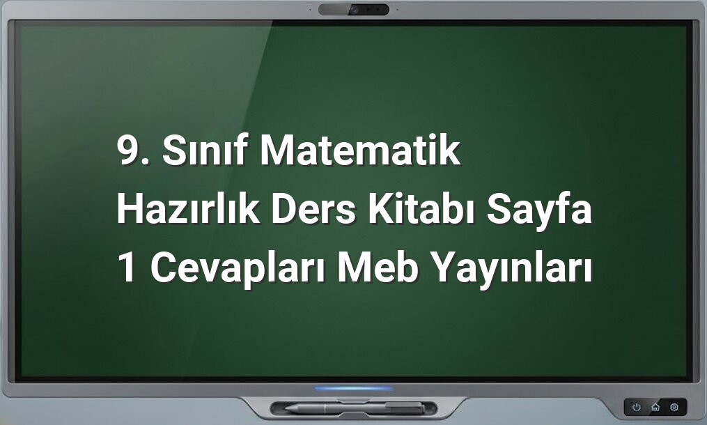 9. Sınıf Matematik Hazırlık