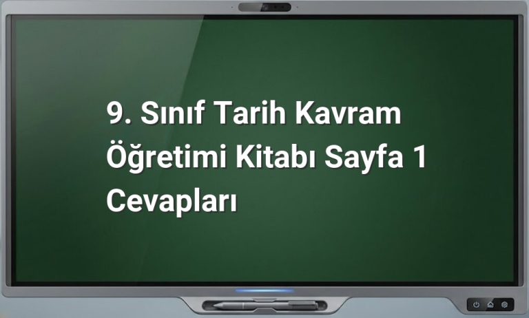 9. Sınıf Tarih Kavramları