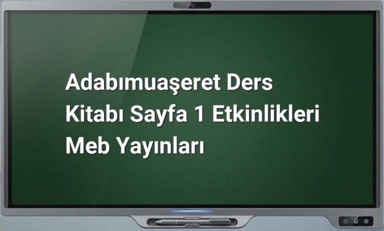 Adabımuaşeret sayfa 1