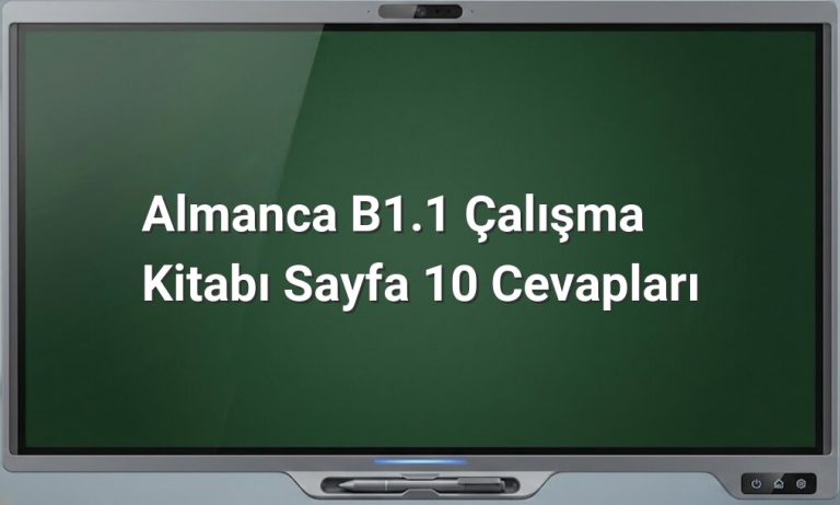 Almanca Perfekt cümle yazma
