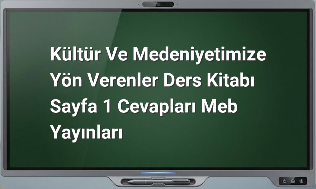 Kültür ve Medeniyet